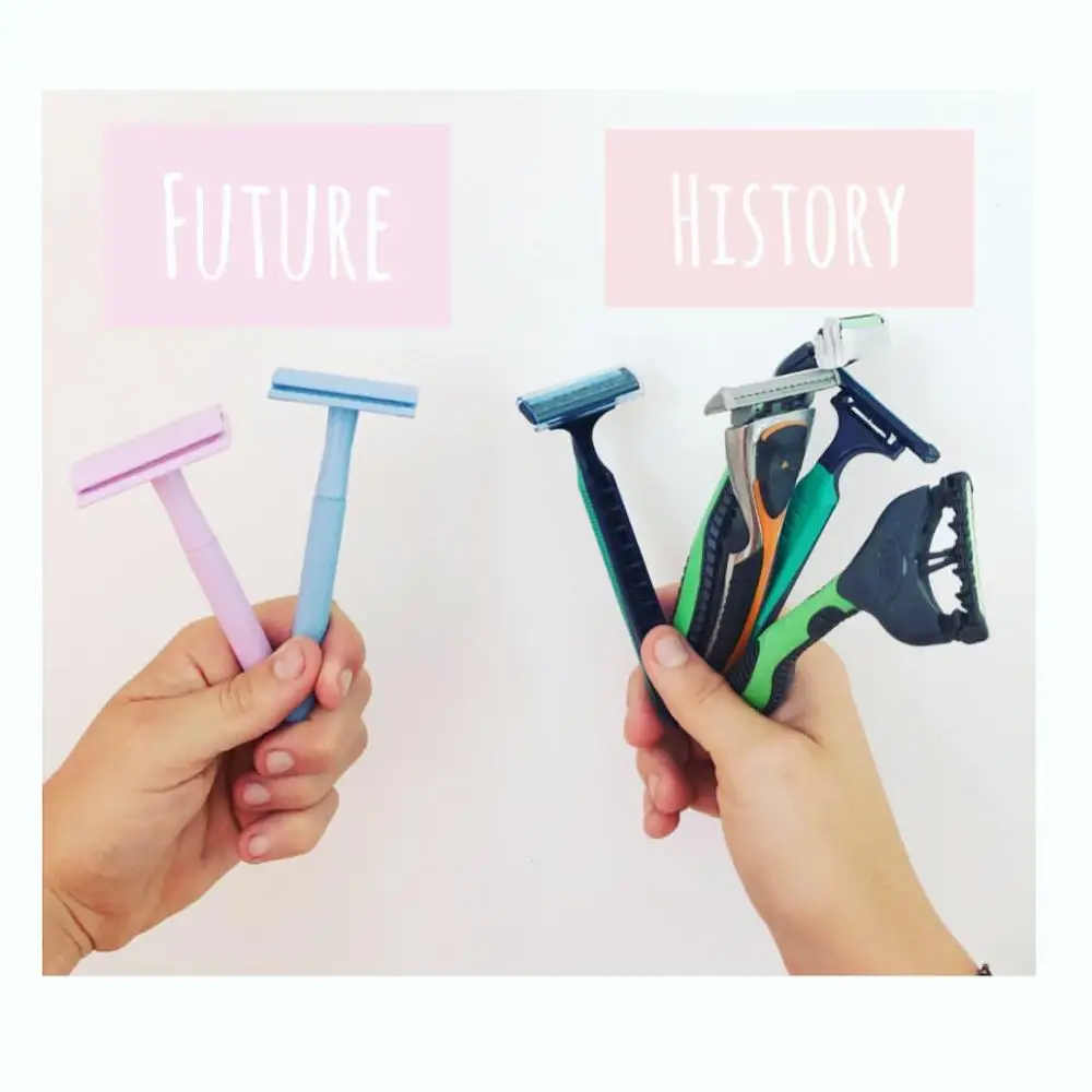 HAWARD фиолетовая Экологически чистая бритва безопасная с двойным лезвием для