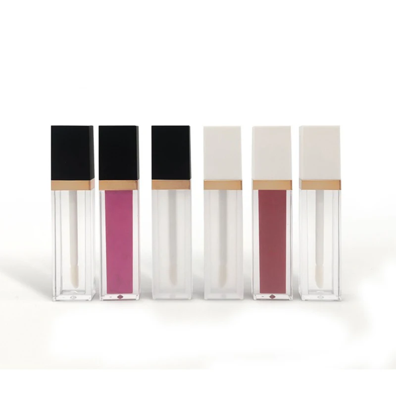 10/50 шт. 7 мл квадратная жидкая помада для макияжа пустой блеск губ трубки
