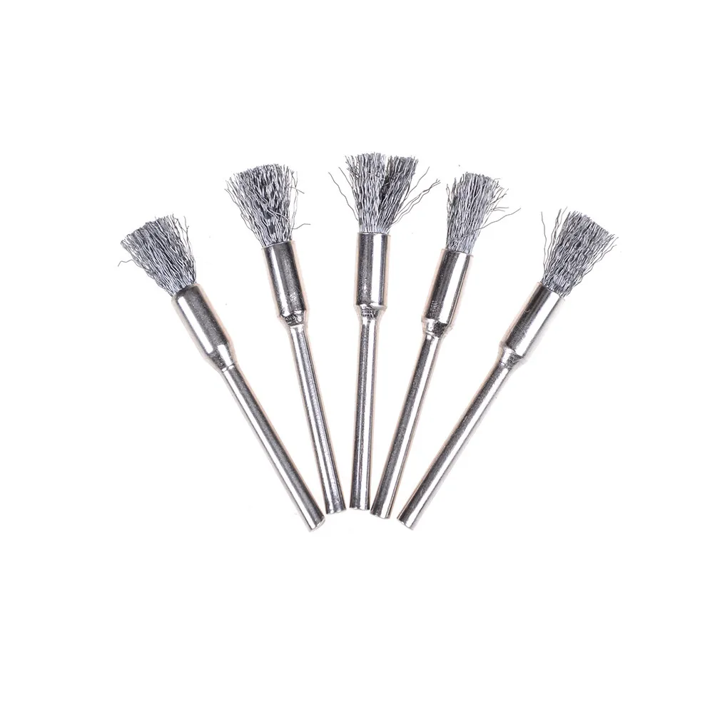 

Steel Wire Brushes Rotary Tools Polishing Tools Accessories Drill 1PCS 5mm