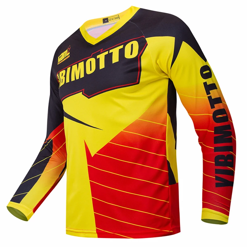 

Nieuwe YBM Motocross ATV Jersey Downhil Mountainbike DH Shirt MX Motorfiets Kleding Ropa Voor Mannen Quick Dry MTB T Shirt