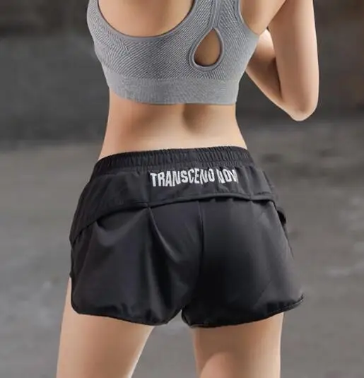 Женские светильник ные шорты для бега и фитнеса с надписью | Спорт развлечения
