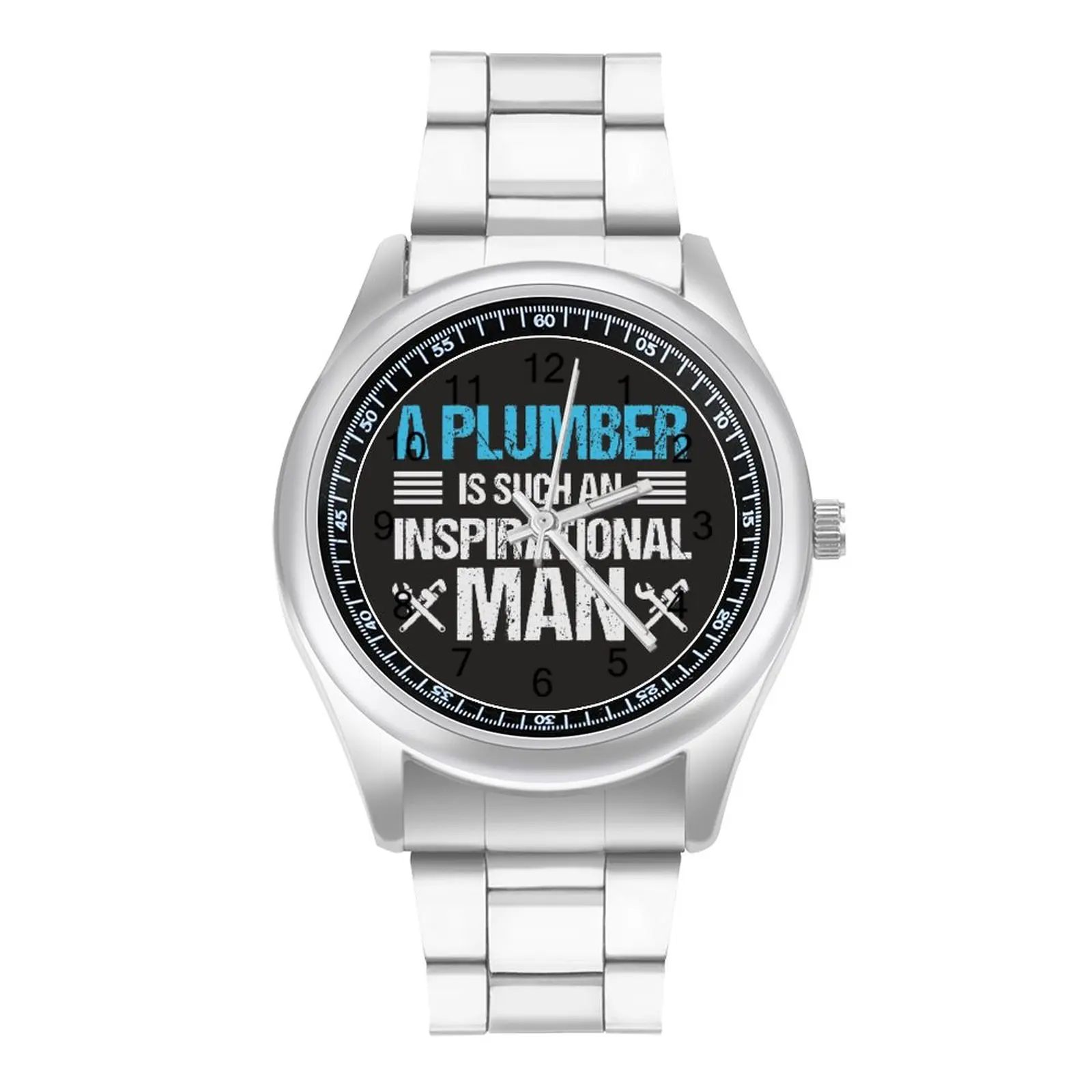 

Plumber Quartz Watch Home Stylish Wrist Watch Steel Photo Cheap Boy Wristwatch