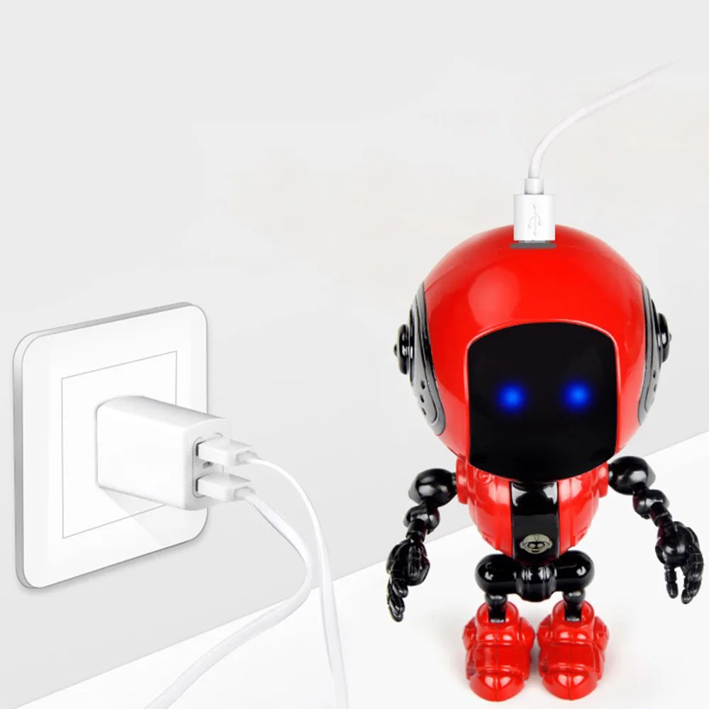 Мини сплава робот Перезаряжаемые дети сенсорный Сенсор светодиодный