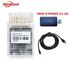 KTMOBD V1.20 ECU Программатор и коробка передач Инструмент повышения мощности KTMBENCH V1.20 Новый добавить для H-ondaT-oyotaH-yundaiKIAF-o-r-dV-W 1,95