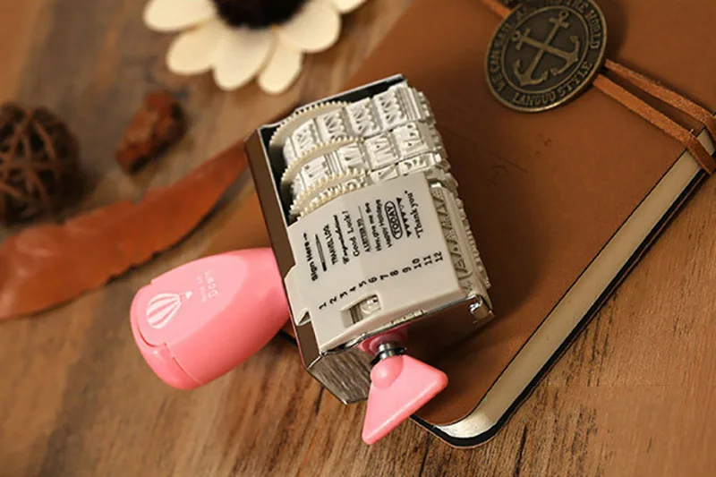 1 шт. WCIC слова Дата Ролик Штамп прозрачный штампы для DIY печать Stempel рождественские штампы ремесло Stempel для изготовления карт