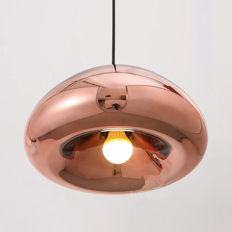 Современный стеклянный подвесной светильник в стиле арт деко новинка