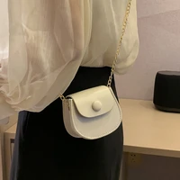 houzhou women small chain bag designer luxury shoulder crossbody saddle japanese leather kawaii vintage