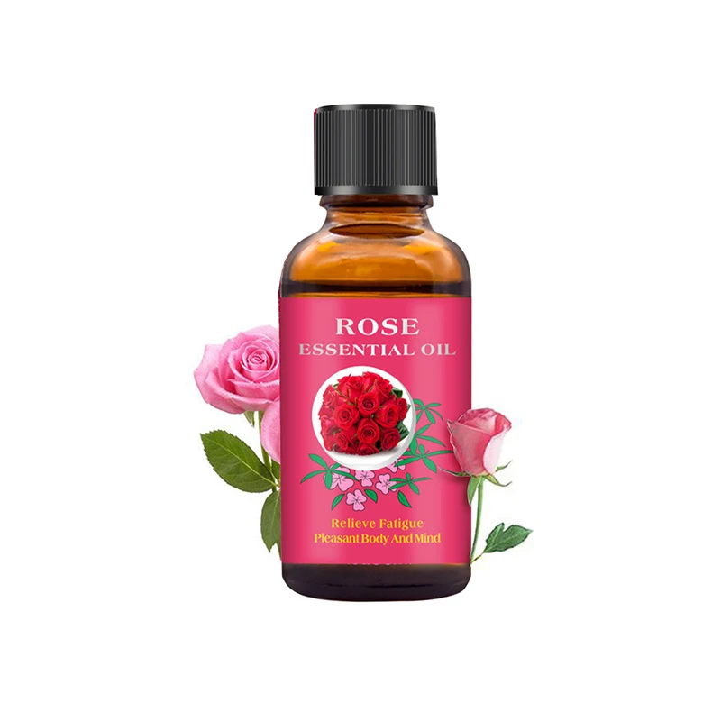 

Natural Rose Essential Oil Relaxes SPA Body Oil Moisturizing Firming Skin Oil for Massage Improve Sleeping Skincare Massage Oil