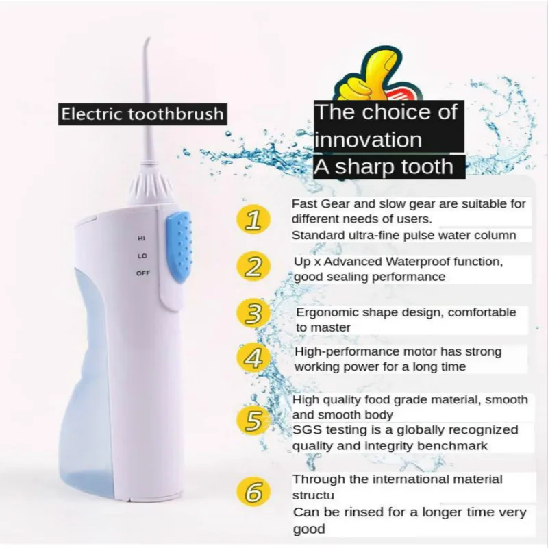 Портативный Стоматологический Ирригатор для полости рта струя воды зубная нить