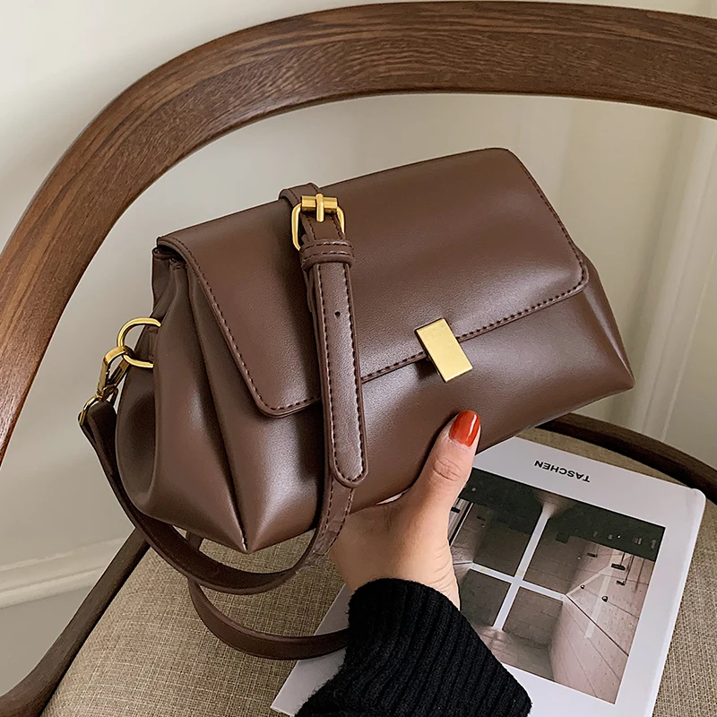 

New Shoulder Crossbody Messenger Bags For Women 2021 Leather Handbags Travel Luxury Designer Female High Quality