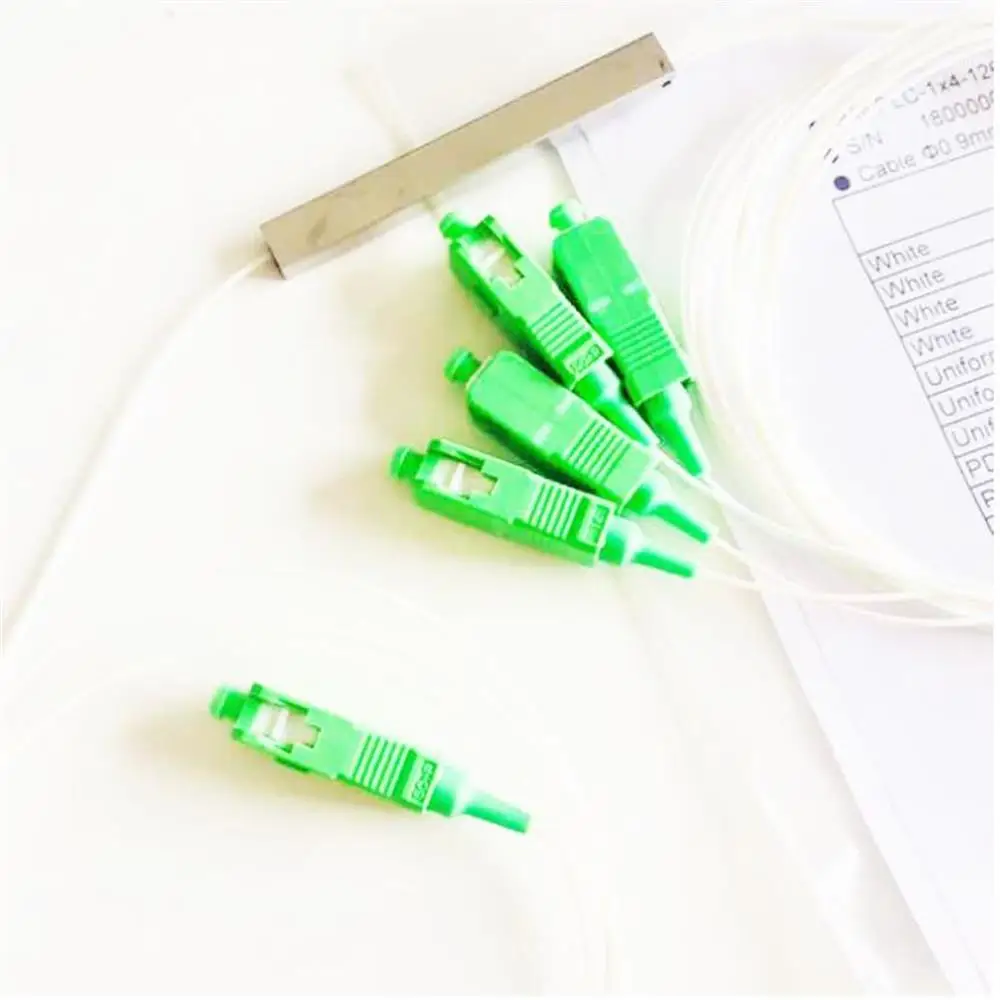 Трубчатый Соединительный Сплиттер Волоконно-оптический ПЛК SC/UPC SC APC Mini 1x4 1m 10