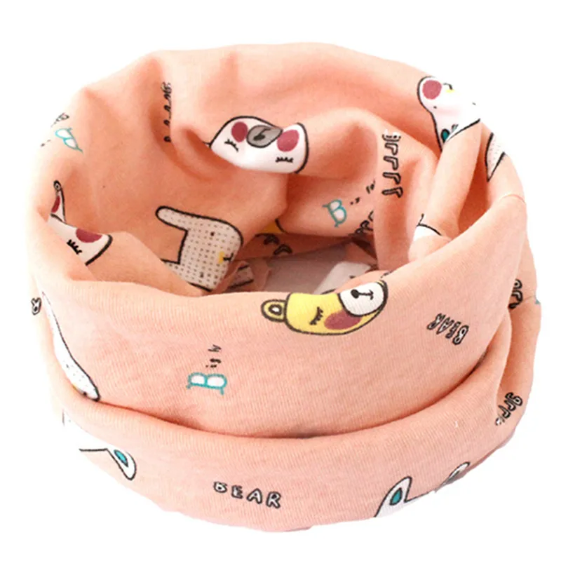 05 Коллекция года, весенне-осенний Детский шарф с рисунком, зимний теплый хлопковый шарф для девочек и мальчиков, круглый шарф, детский шейный платок - Цвет: 05