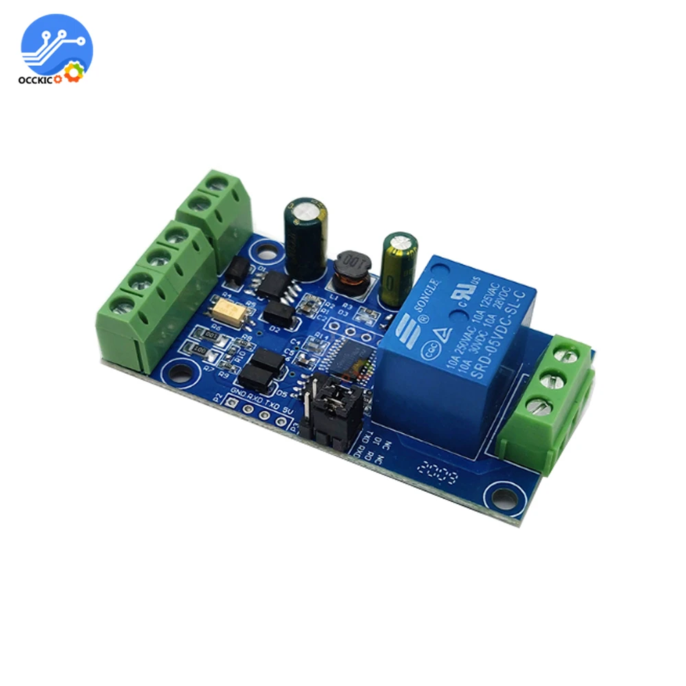Релейный модуль Modbus RTU 1/2 каналов 7 24 В четырехканальный релейный выход 12