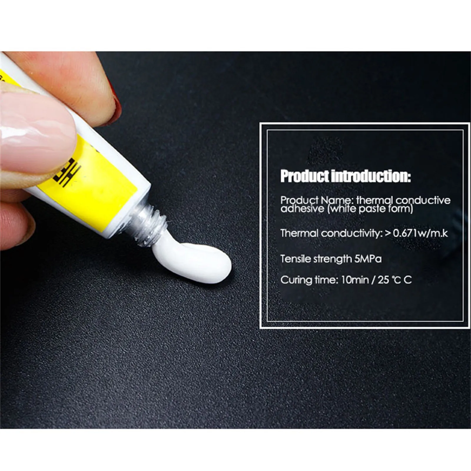 1/5 комплектов Термальность смазочная паста проводящий штукатурка для радиатора