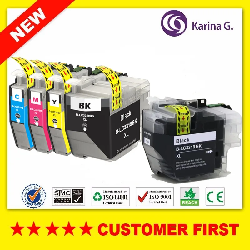 Совместимый чернильный картридж Brother Для LC3319 LC3319XL костюм для MFC J6730DW J6930DW J5330DW J5730DW