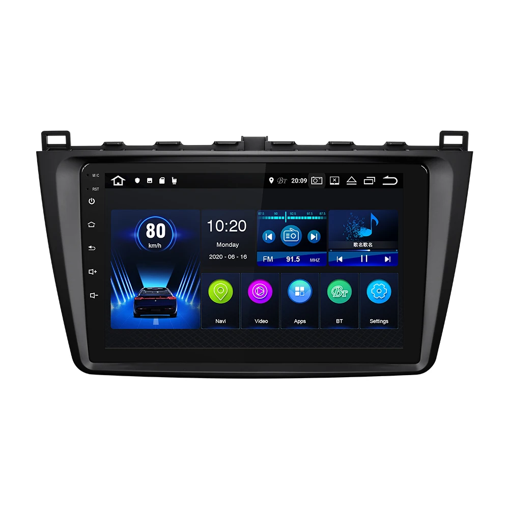 Автомобильный радиоприемник мультимедийный плеер для Mazda 6 Gh 2008 2015 1Din Android 10 0