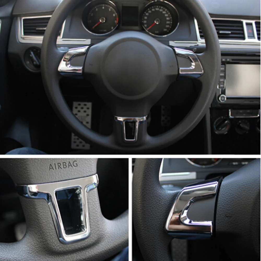 Украшение на руль автомобиля блестки наклейка для Volkswagen VW Golf 6 MK6 Polo Jetta MK5 2009 2010 2011 bora|Наклейки автомобиль| |