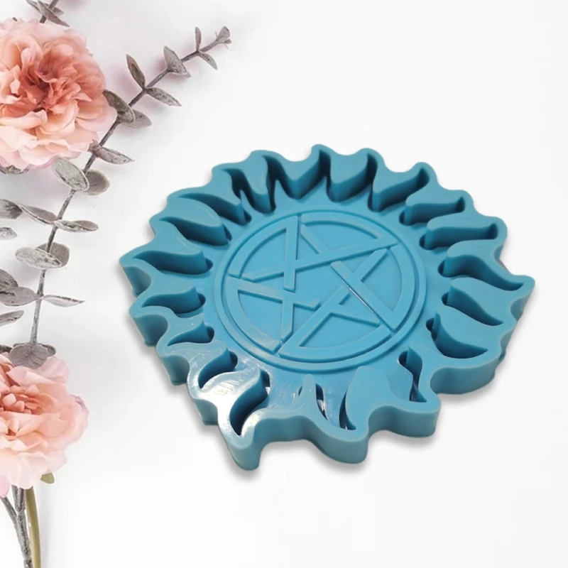 

Mars Shape Coaster Epoxy Resin Mold Cup Mat Pad Silicone Mould DIY Crafts Decorations Casting Tool