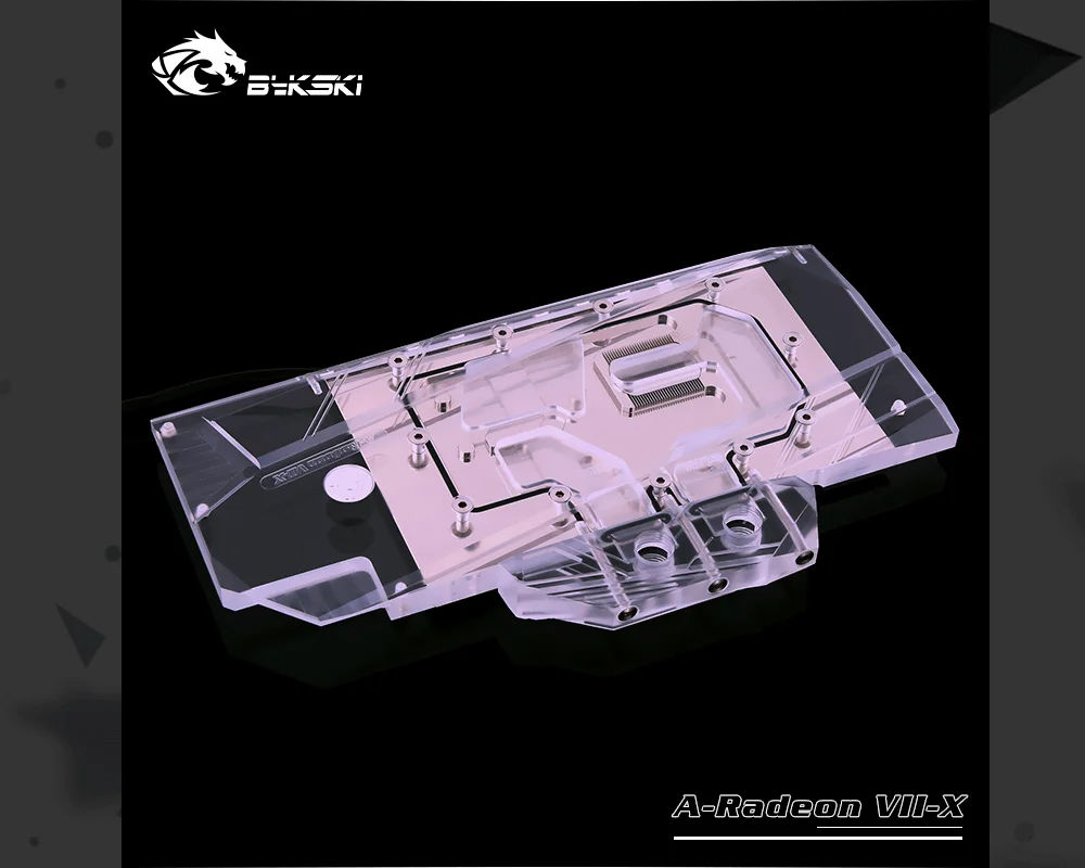 Bykski A-Radeon VII-X, полное покрытие видеокарты блок водяного охлаждения для основателя издание AMD Radeon VII