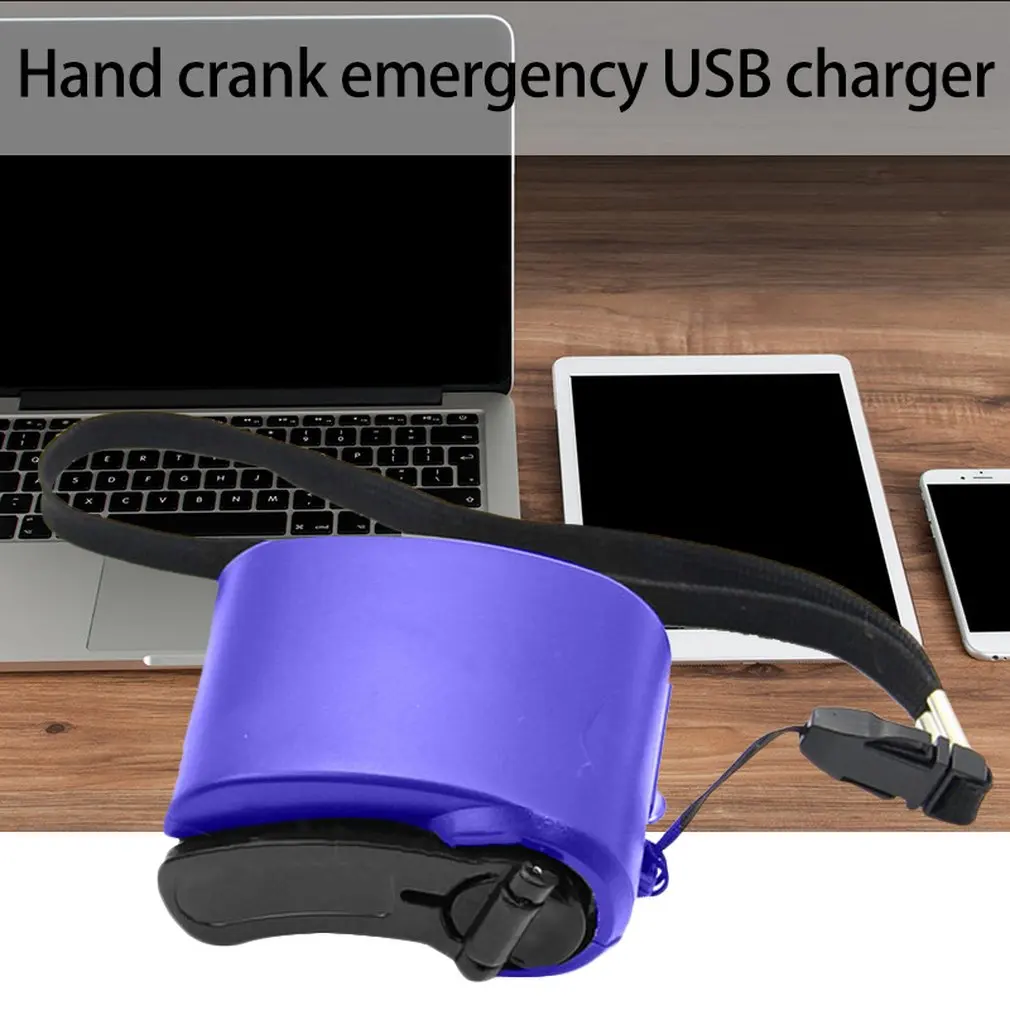 mini compact hand crank charger manual generator mobile phone emergency charger usb charger stay connected free global shipping