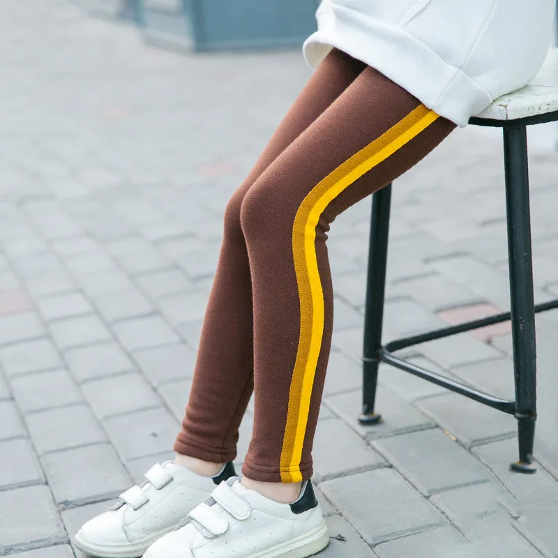 Детские флисовые штаны для девочек зимние леггинсы больших новинка 2019 детские