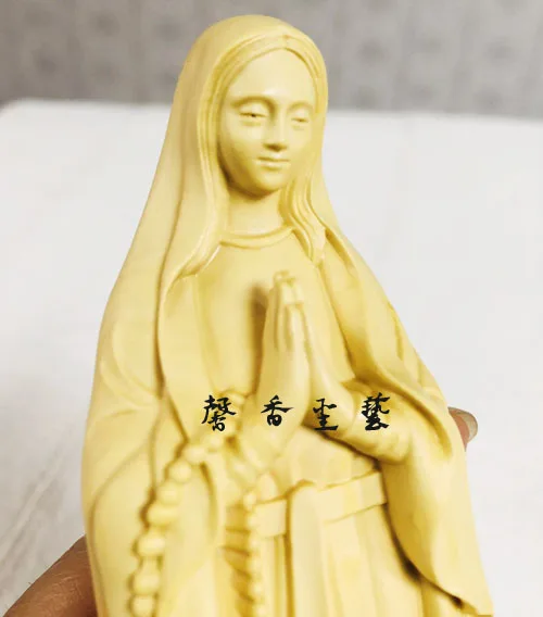 Our Lady of Lourdes Boxwood, catcotic Relic, Madonna of Our Lady