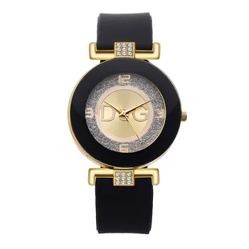 Simple Black White Quartz Watches Women Minimalist Design Silicone Strap Wristwatch Big Dial Women's Fashion Creative Watch 2022 5