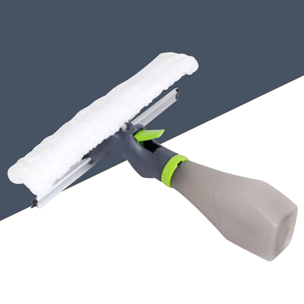 Скребок для мытья окон 3 в 1 распылительное сопло с салфеткой из микрофибры набор