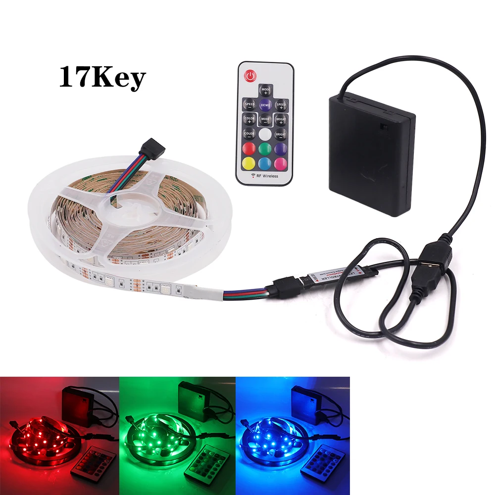 Светодиодная лента светильник 5050SMD 5 В USB гибкая RGB 0 м 1 2 3 4 м|Светодиодные ленты| |