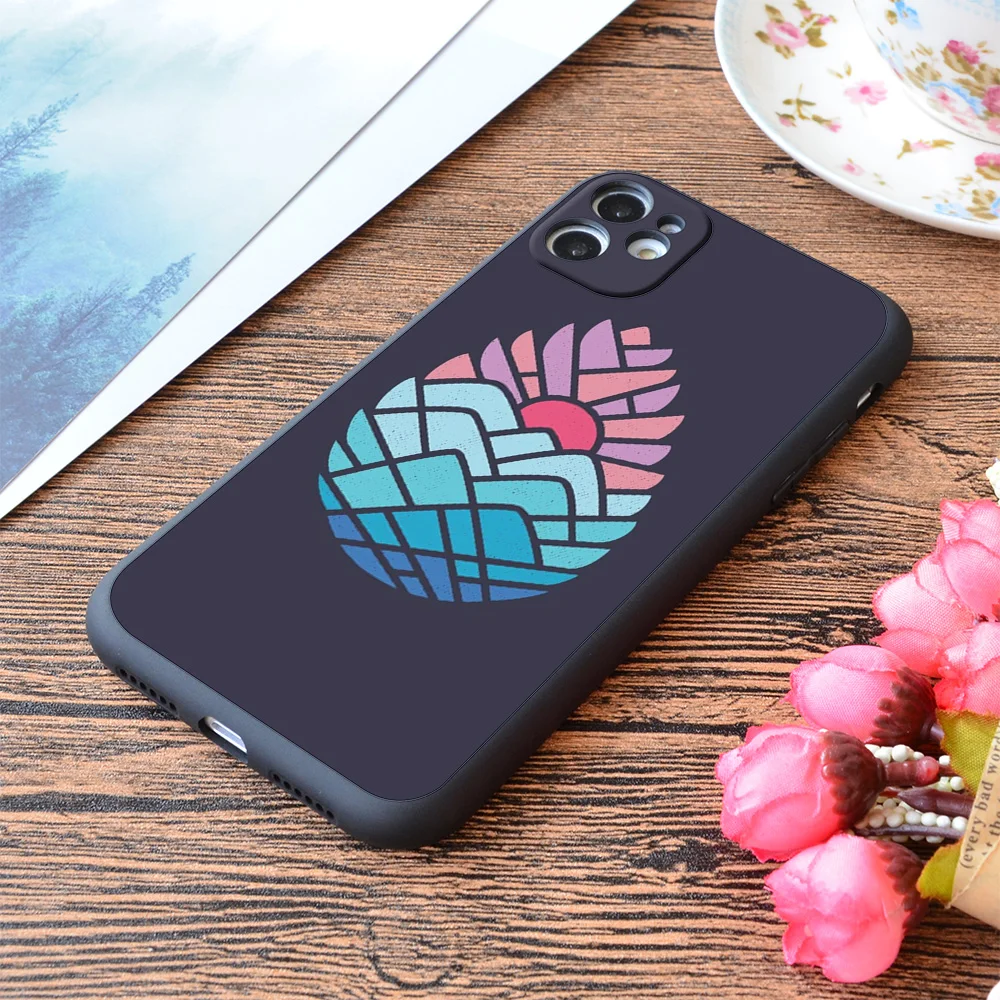 

For iPhone Alpine Print Soft Matt Apple iPhone Case