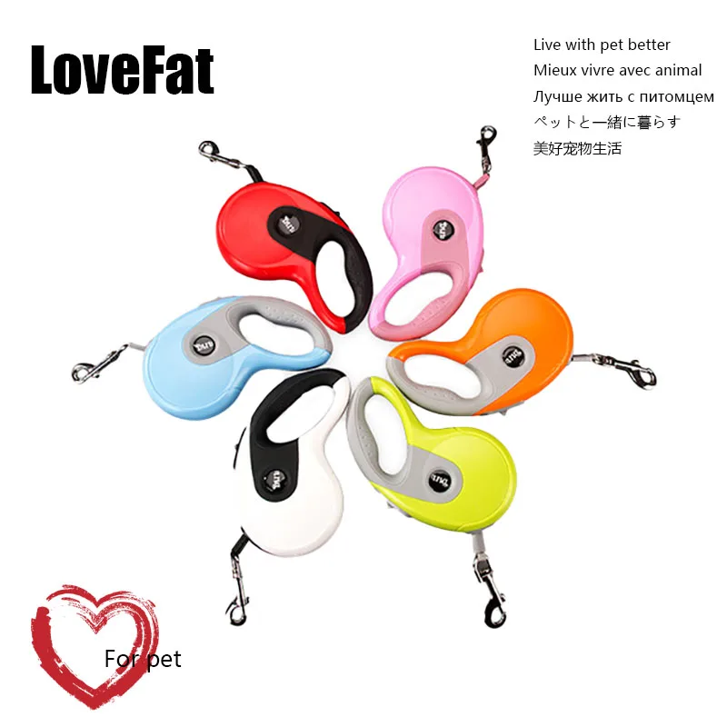 

Retractable Dog Leash Heavy Duty Automatic Extending Strong Nylon Leash for Cat Large Puppy Small Medium Pet Dog Accessorie