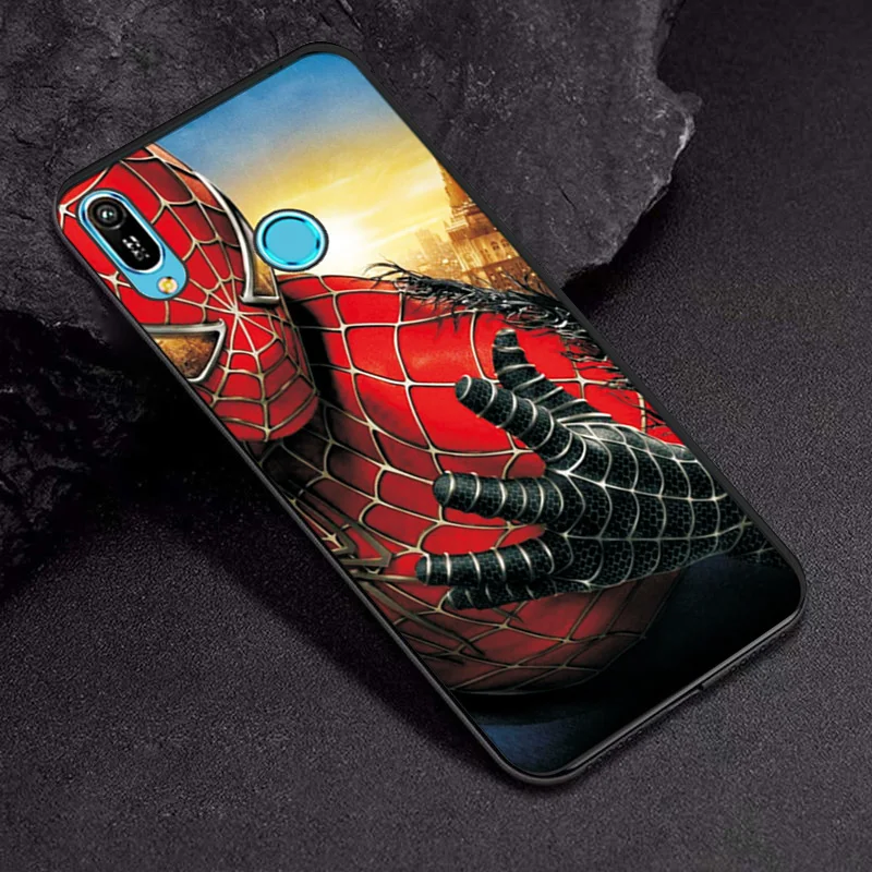 TPUBLK627 Чехол для телефона с изображением Мстителей для huawei Honor 8A 8C 8 S, чехол-Бампер для huawei Y5 Y7 Y9 Y6, черный чехол из ТПУ для huawei Honor 8X - Цвет: TPUBLK627