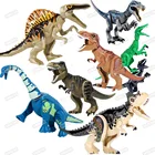 Конструктор Юрского периода 2, фигурки динозавры, тираннозавр, индоминус Рекс, сборные игрушки для детей