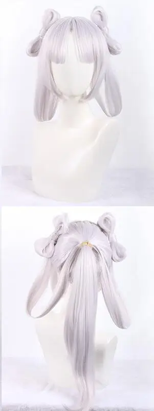 Wig Glory of Kings Chang'e Косплей Карнавальный костюм на Хэллоуин маскарадные костюмы для женщин маскарадный мяч Лолита платье - Цвет: Wig