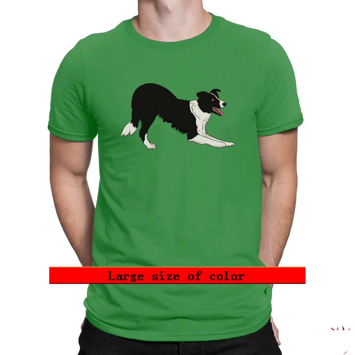 

Border Collie S-3xl Hiphop Unique Comical Men's 2021 t-shirt Print 100% Cotton Unisex Loose