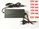 Адаптер питания для светодиодной ленты, 100-240 в перем. Тока, 12 в пост. Тока, 3 А, 4 а, 5 А, 6 А, 7 А, 8 А, 10 А