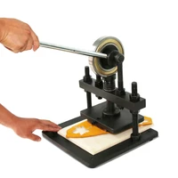 manual stamping machine small die cutting machine single wheel manual leather die cutting tool