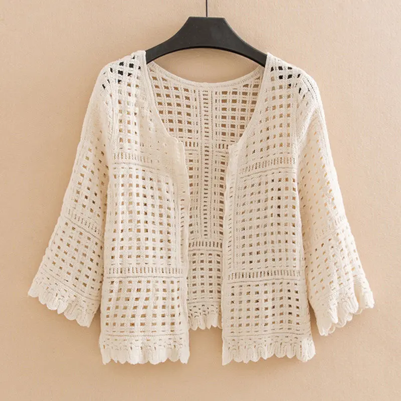 2021 женская летняя обувь с вырезами открытым швом Пальто кружевная