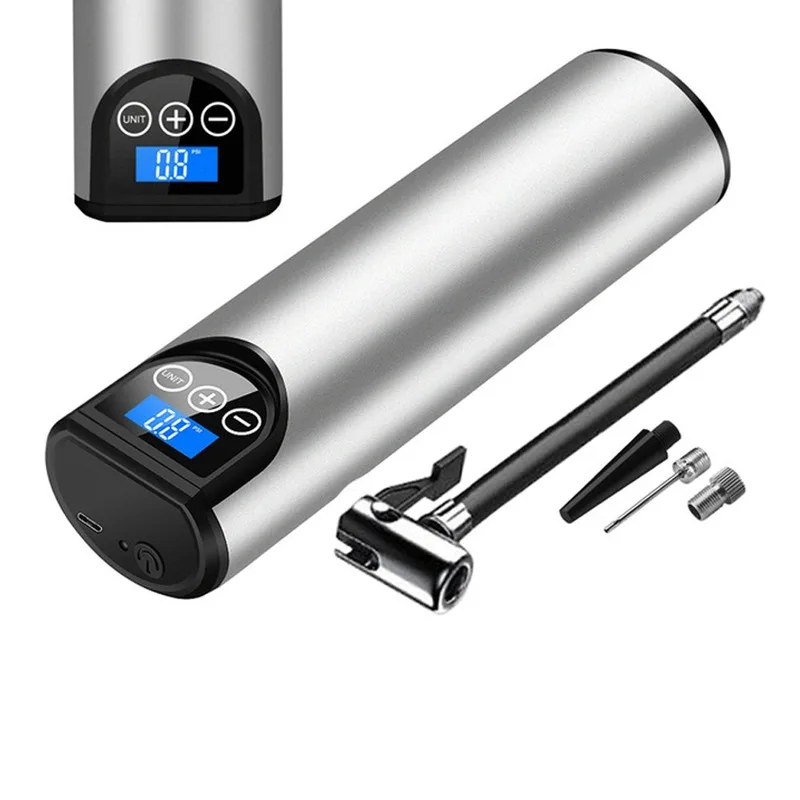 

12V 150PSI Rechargeable Air Pump Tire Inflator Cordless Portable Compressor Digital Car Tyre Pump for Car Bicycle Tires Balls