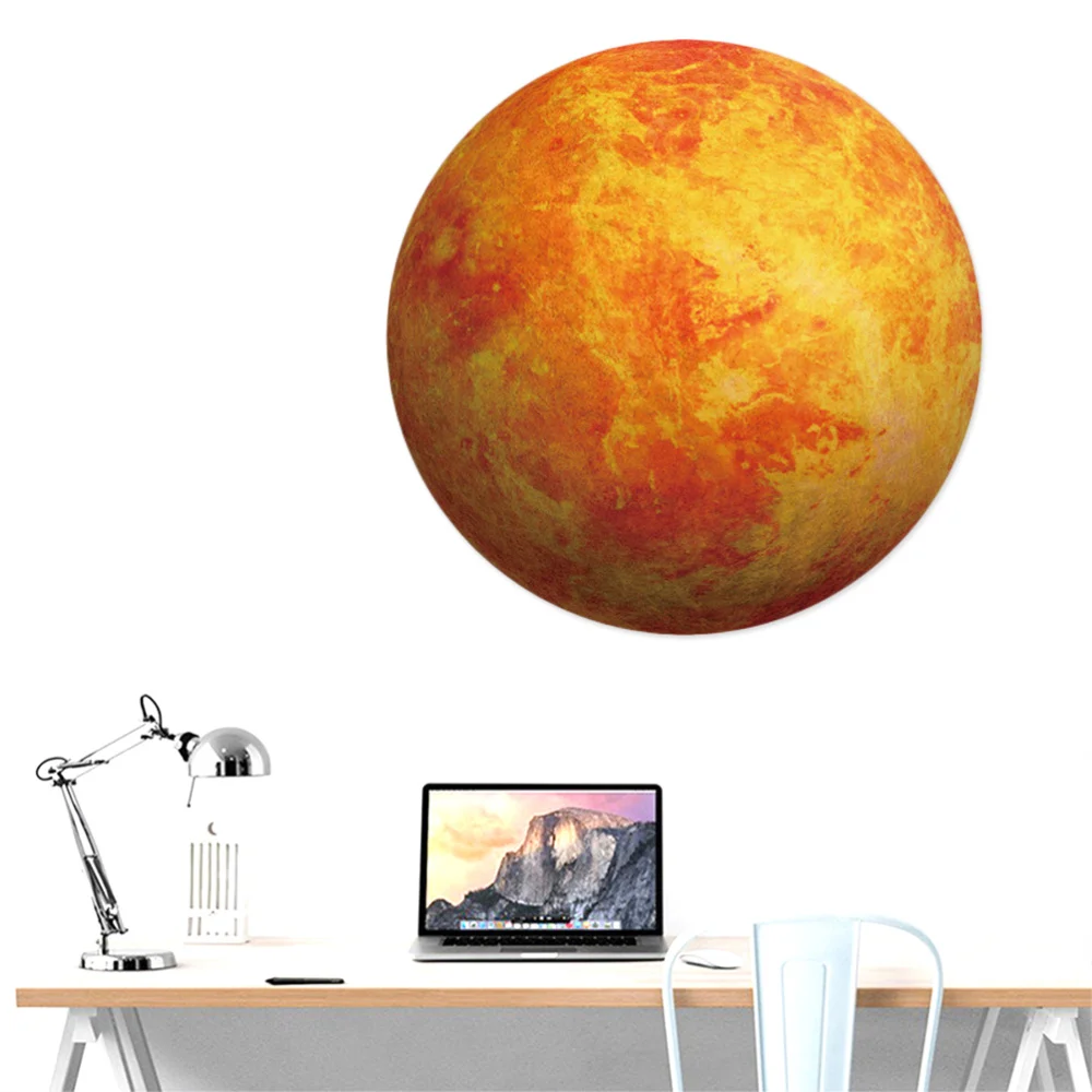 

x 15cm Fluorescent Wall Sticker The Universe Planet Galaxy Waterproof Decoration Children Room Bedroom Luminous Decal (Venus)