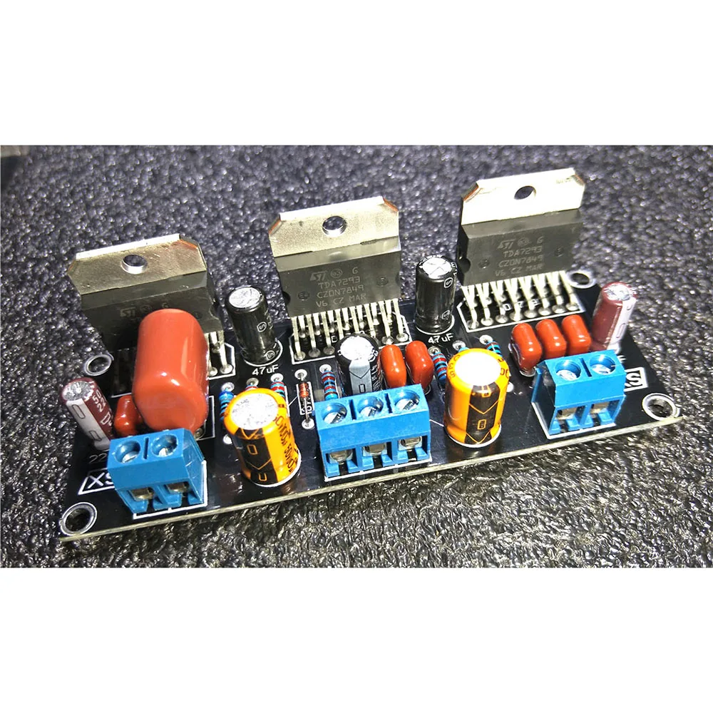 Комплект для самостоятельной сборки Lusya TDA7293 Плата усилителя звука три