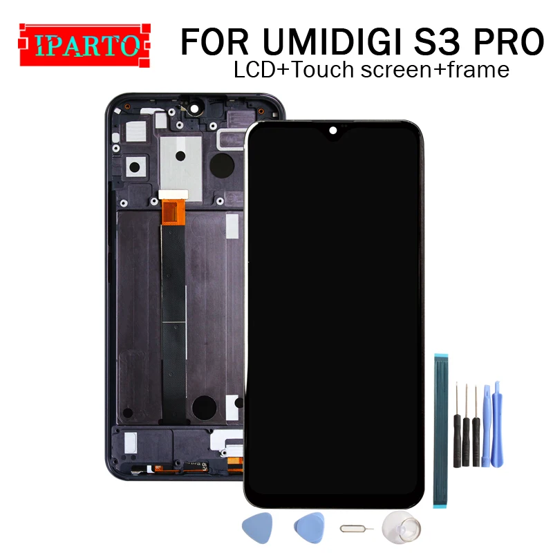 ЖК-дисплей UMIDIGI S3 PRO + дигитайзер сенсорного экрана рамка в сборе 100% оригинальный