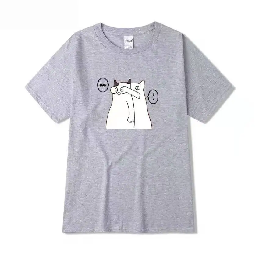 

2021 summer new short sleeve t-shirt men's fashion fashion casual loose collar printed men's t-shirt