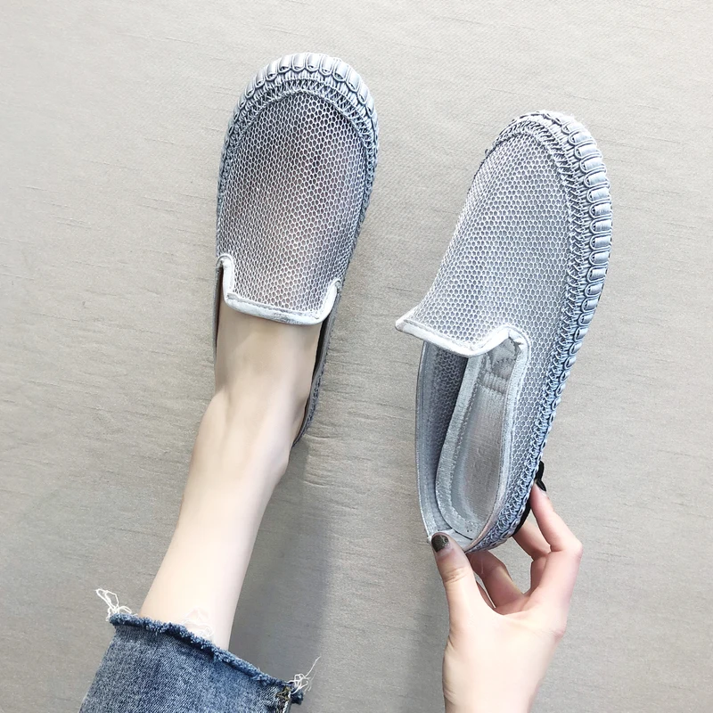 

Cover Toe Shoes Slippers Flat Slipers Women Low Slides 2021 Summer Basic Rome PU Rubber Fisherman Flat Shoes Female Ladies' Slip