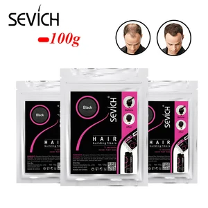 Продукт против выпадения волос sevich, 100 г, консилер для наращивания волос с кератином и лысой за 30 секунд, пудра для унисекс