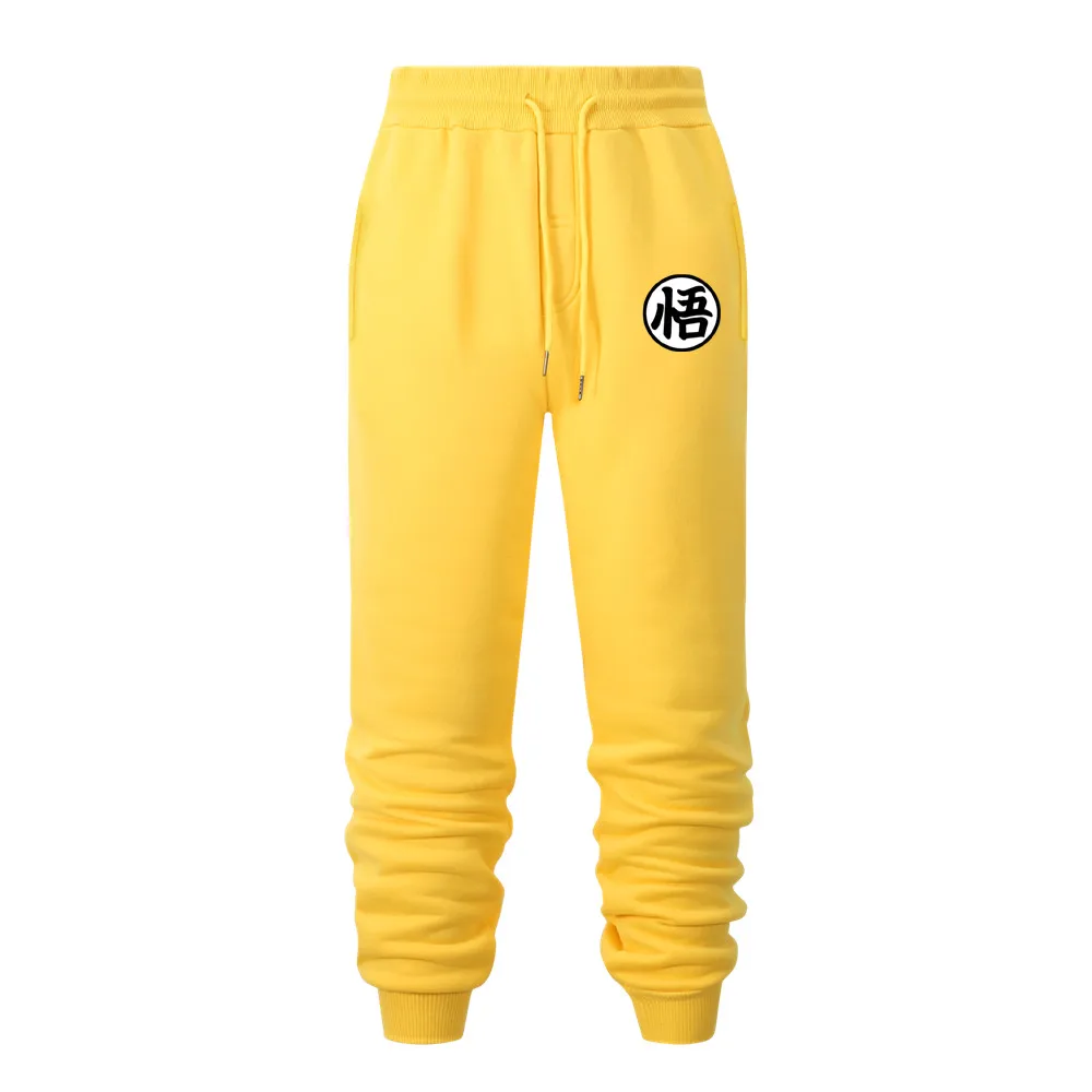 Brand fitness men Sweatpants trousers Sports clothes high quality Joggers Sweat Pants Japan Anime Goku Print Hip Hop Streetwear