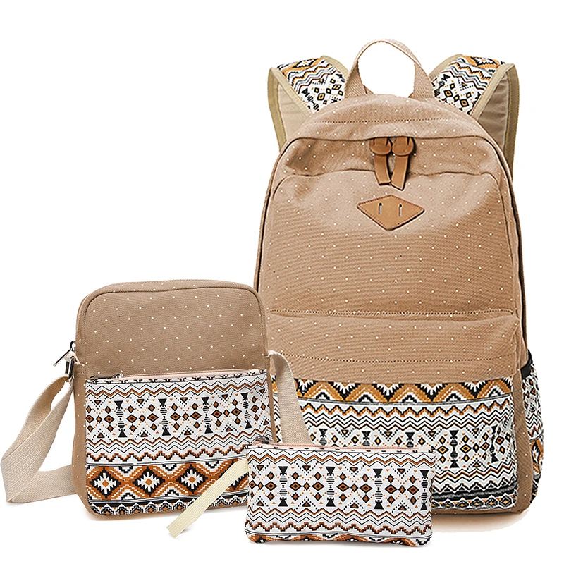 Рюкзак + пакет для еды Чехол-карандаш рюкзак комплект из 3 предметов повседневные