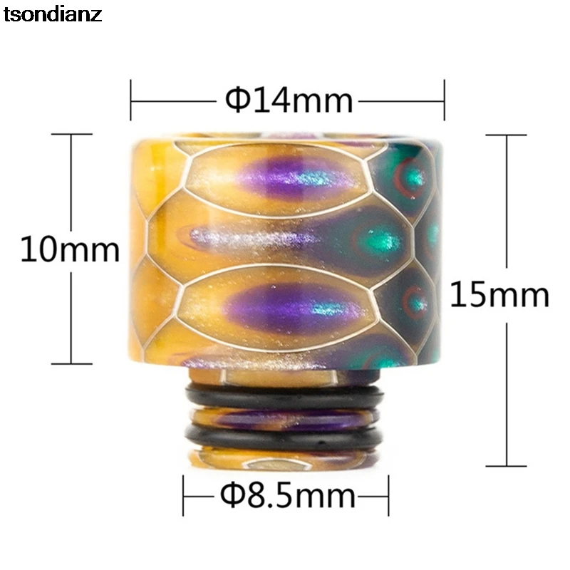 

Honeycomb Resin/Stainless Steel 510 Drip Tip TFV12 Baby Prince/TFV8 Baby/OFRF Gear RTA/SiChro RDA/Snowwolf MFENG Baby Mouthpiece