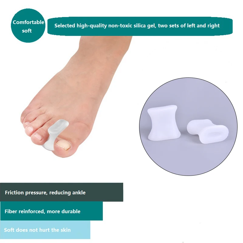 

2 предмета Bone Thumb Valgus протектор силиконовой стопы сепаратор для пальцев ноги корректор для большого пальца стопы Корректор исправление валь...