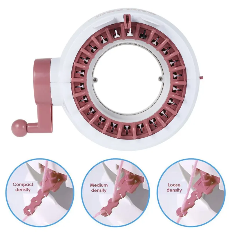 22 иглы ручной работы шерсть Вязание машина цилиндр ШЕРСТЬ ткацкий станок вязки шарф свитер шляпа носки для